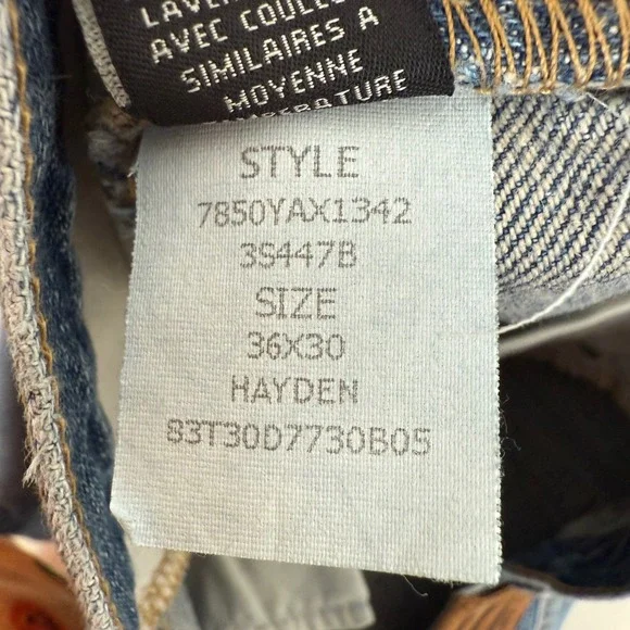 Polo‎ Jeans Company Ralph Lauren Hayden 36x30 Relaxed Fit Straight leg Jeans Y2K - Picture 6 of 7